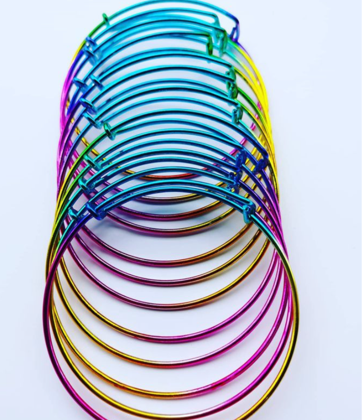 Rainbow bangles