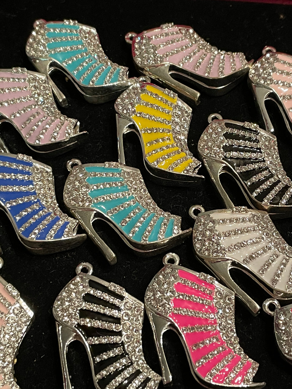 Bling color heels 2