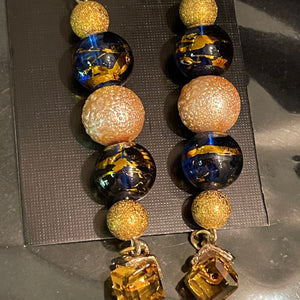 Golden blues Jewelry set