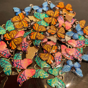 Colorful mixed butterflies