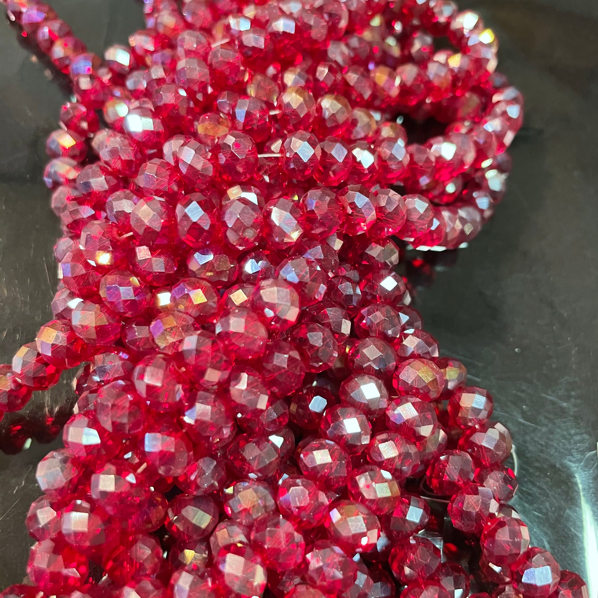 8mm crystal beads