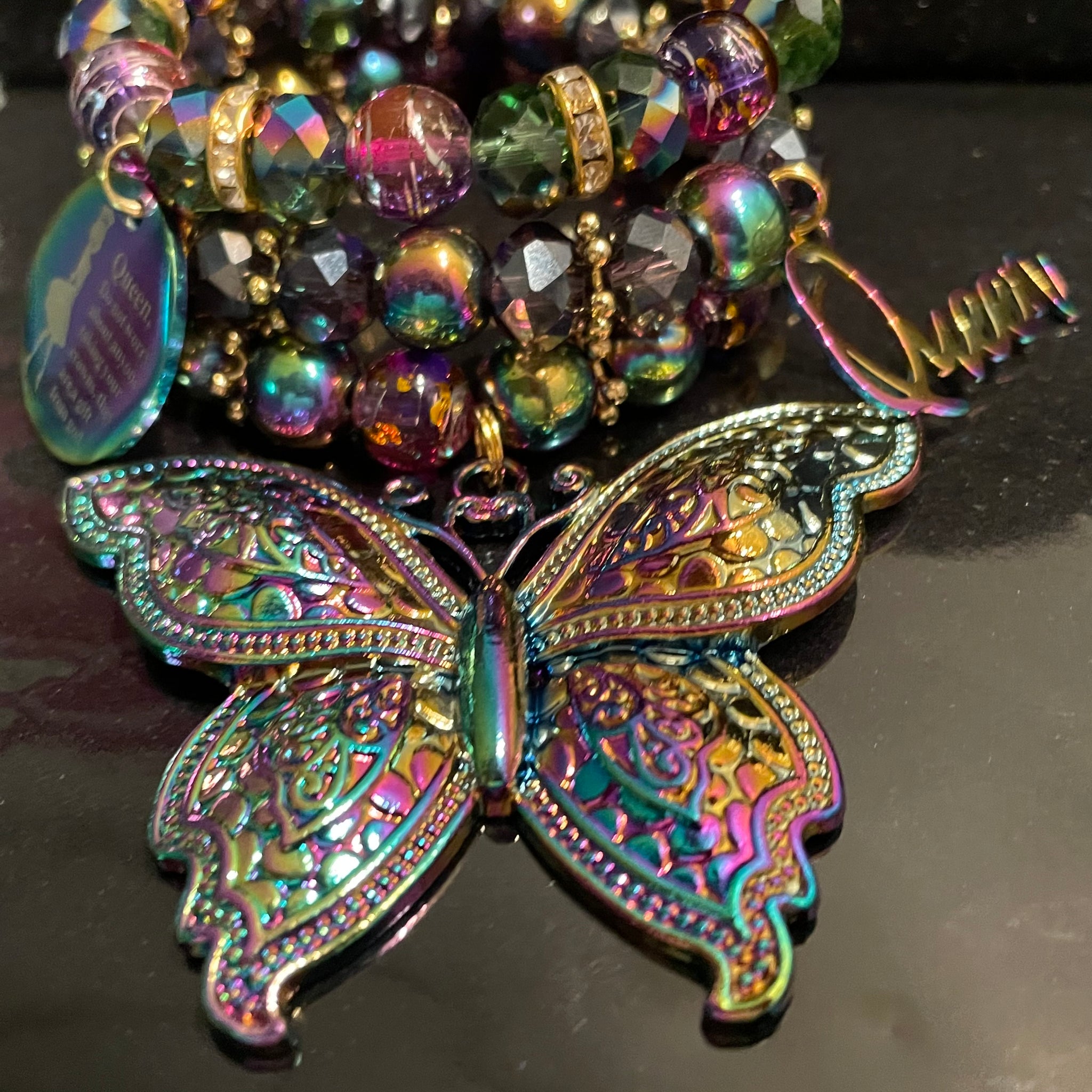 Rainbow butterfly stack