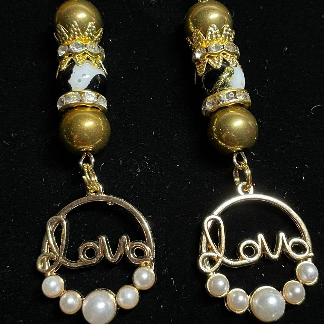 Pearled with love earrings