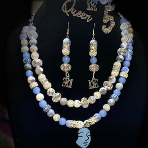 Denim Love Handmade Jewelry Set
