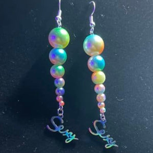 Sexy rainbow earrings