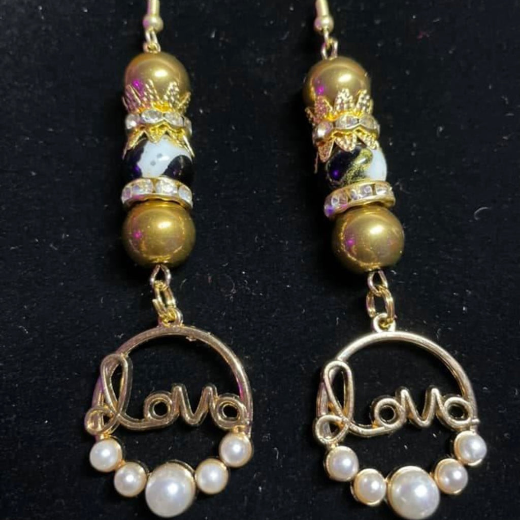 Pearled with love earrings